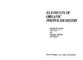 book Elements Of Organic PhotoChemistry