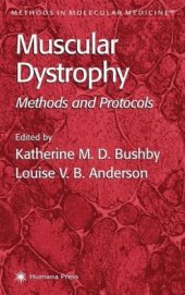 book Muscular Dystrophy. Methods and Protocols