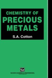 book Chemistry of Precious Metals