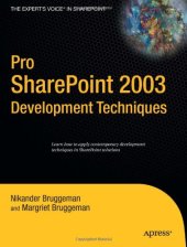 book Pro SharePoint 2003 Development Techniques