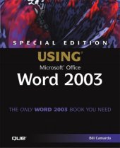 book Special Edition Using Microsoft Office Word 2003