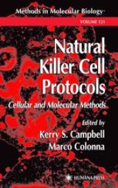 book Natural Killer Cell Protocols: Cellular and Molecular Methods