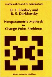 book Nonparametric Methods in Change-Point Problems