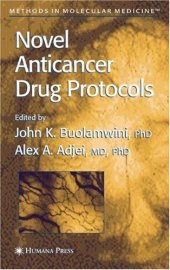 book Novel Anticancer Drug Protocols