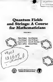 book Quantum Fields and Strings: A Course for Mathematicians. Vol. 1 