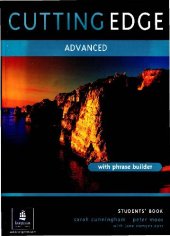 book Cutting Edge. Advanced Student's Book With Phrase Builder