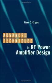 book Advanced Techniques in RF Power Amplifier Design