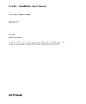 book Oracle InterMedia Java Classes. User's Guide and Reference