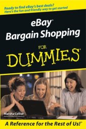 book eBay Bargain Shopping For Dummies