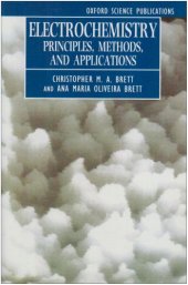 book Electrochemistry: Principles, Methods, And Applications