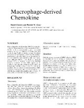 book Macrophage-derived Chemokine