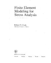 book Finite Element Modeling for Stress Analysis