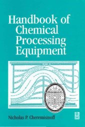 book Handbook of Chemical Processing Equipment