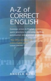 book The A-Z of Correct English 