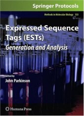 book Expressed Sequence Tags (ESTs): Generation and Analysis