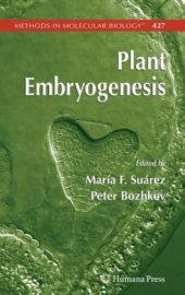 book Plant Embryogenesis