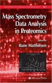 book Mass Spectrometry Data Analysis in Proteomics