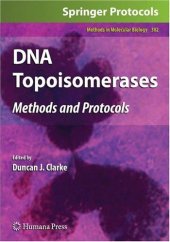 book DNA Topoisomerases: Methods and Protocols