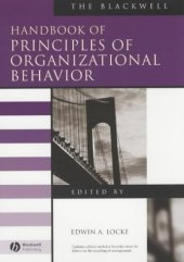 book The Blackwell Handbook of Principles of Organizational Behavior