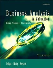 book Business Analysis and Valuation, Text and Cases