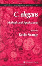 book C. elegans: Methods and Applications