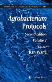 book Agrobacterium Protocols