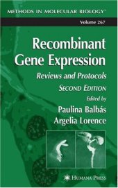 book Recombinant Gene Expression: Reviews and Protocols