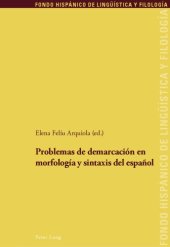 book Problemas de demarcación en morfología y sintaxis del español