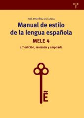 book Manual de Estilo de la Lengua Española (MELE 4)