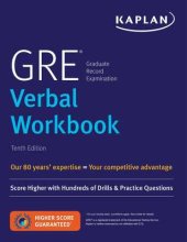 book GRE Verbal Workbook: Score Higher with Hundreds of Drills Practice Questions