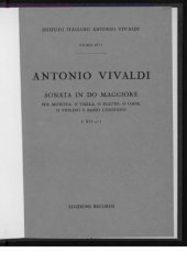 book Sonata in do maggiore. T. 467