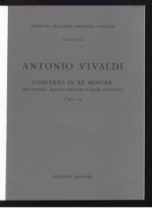 book Concerto in re minore. T. 354