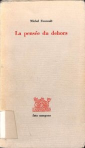 book La Pensée du Dehors