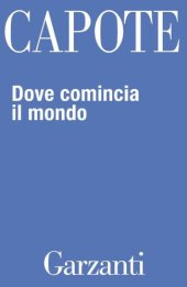 book Dove comincia il mondo