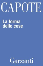 book La forma delle cose