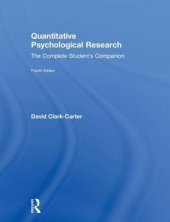 book Quantitative Psychological Research: The Complete Student’s Companion