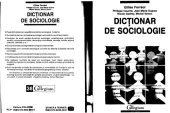 book Dictionar de sociologie