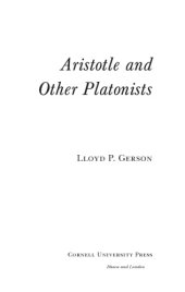 book Aristotle and Other Platonists