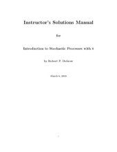 book Introduction to Stochastic Processes with R (Solution Manual)