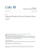 book Failures of Chivalry and Love in Chrétien de Troyes