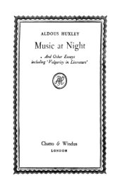 book Music at Night and Other Essays