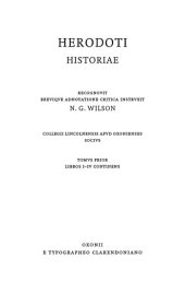 book Herodoti Historiae, Vol. I Libri I-IV