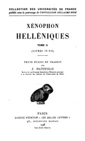 book Xenophon: Helléniques. Tome II: Livres IV-VII