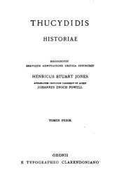 book Thucydidis Historiae, Vol. I Books I-IV