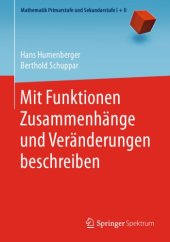 book Mit Funktionen Zusammenhänge und Veränderungen beschreiben