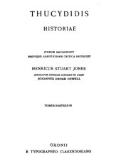 book Thucydidis Historiae, Vol. II Books I-IV