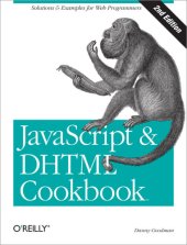 book JavaScript & DHTML Cookbook