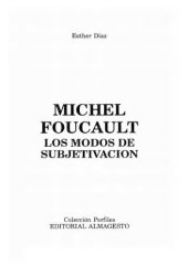 book Michel Foucault: los modos de subjetivación