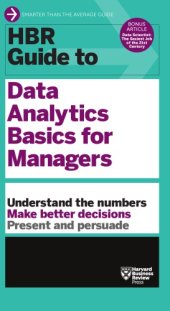 book HBR Guide to Data Analytics Basics for Managers