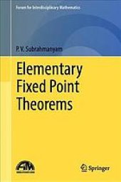 book Elementary fixed point theorems.